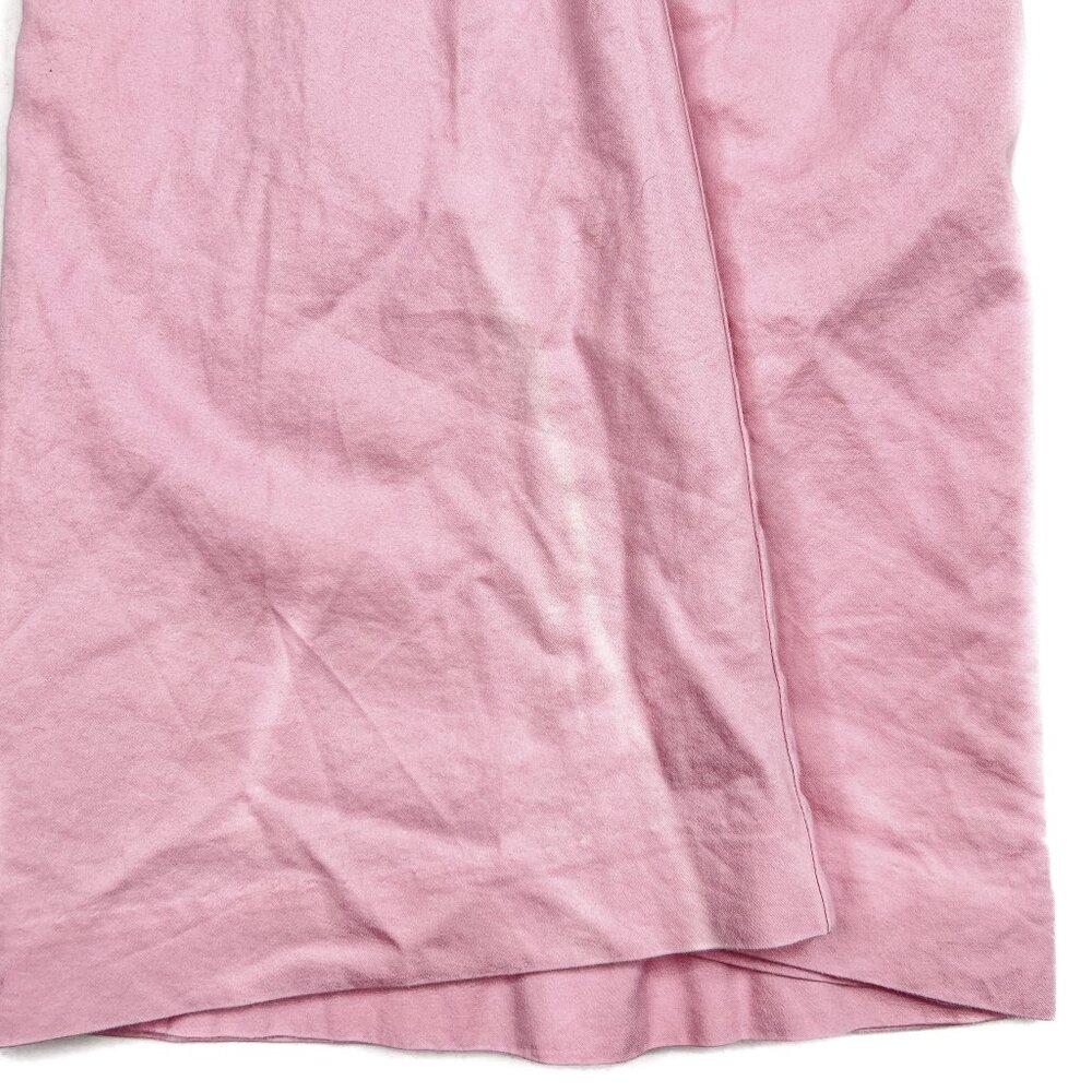 Madewell Pink Fleur Bow-Back Strappy Pleated Midi Petal Pastel Pink Sz 00 - NWOT - Picture 6 of 9